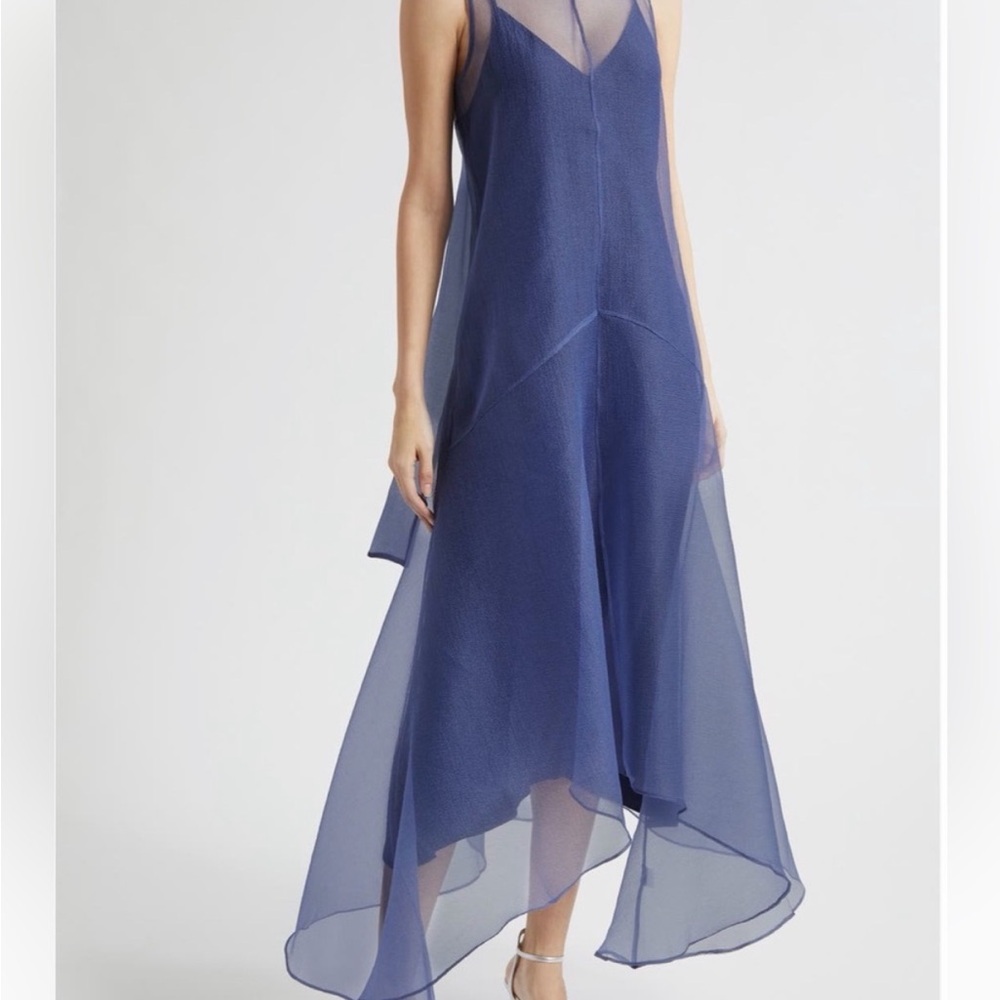 STAUD Auden Sleeveless Chiffon Gown, SIZE SMALL - Picture 2 of 9